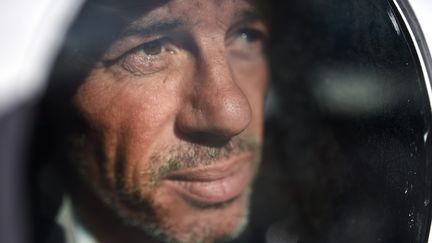 Le skipper de TechnoFirst - FaceOcean Sébastien Destremau (JEAN-SEBASTIEN EVRARD / AFP)