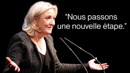 La pr&eacute;sidente du FN, Marine Le Pen. (FRANCOIS NASCIMBENI / AFP)