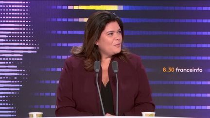 Raquel Garrido, députée La France insoumise de Seine-Saint-Denis, était l'invitée du "8h30 franceinfo" dimanche 22 octobre. (FRANCEINFO / RADIOFRANCE)