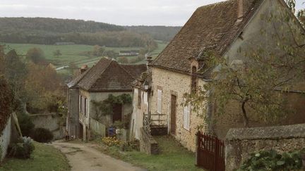 Moutiers, village du Perche en Normandie. (ALFREDO SOSA / CHRISTIAN SCIENCE MONITOR)