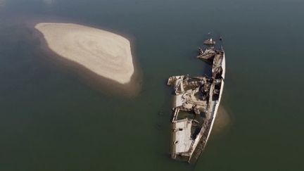 Serbie : des vestiges du passé refont surface dans le Danube. (FRANCEINFO)