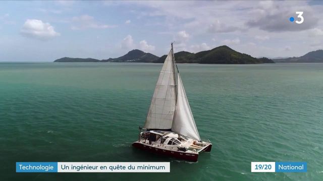 Environnement : un ingénieur sillonne les mers en catamaran pour dénicher les technologies vertes