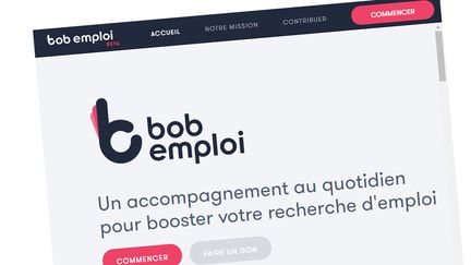 Capture d'écran du site Internet bob-emploi.fr. (RADIO FRANCE / CAPTURE D'ÉCRAN)