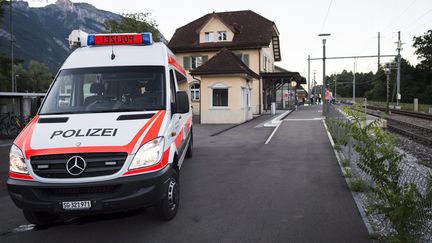 &nbsp; (Un Suisse de 27 ans armé d'un couteau a attaqué hier après-midi (samedi) les passagers d'un train régional et mis le feu au wagon © Maxppp)