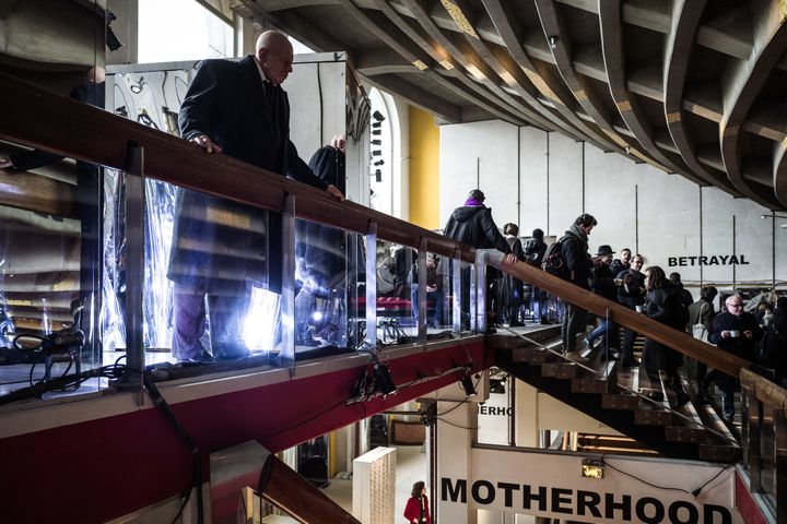 Etage "Maternité" de DAU au Théâtre de la ville. Paris, janvier 2019.
 (Philippe LOPEZ / AFP)