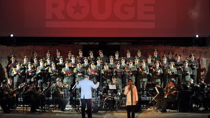 Concert des Choeurs de l'Armée Rouge en Tunisie, en juillet 2013. (FETHI BELAID / AFP)