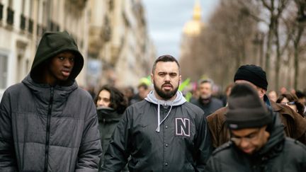 Eric Drouet, le 14 janvier 2020, à Paris.&nbsp; (MARTIN NODA / AFP)