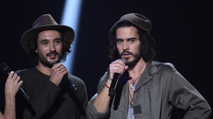 Fréro Delavega aux Victoires de la musique 2016
 (BERTRAND GUAY / AFP)