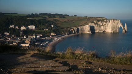 Étretat (Seine-Maritime), le 23 juillet 2018. (JOEL SAGET / AFP)