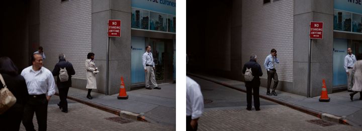 Wall Street, 19th Arpil 2010, 12.46.55 pm, Courtesy galerie Les filles du calvaire, Paris
 (Paul Graham)