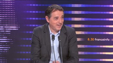 Jérôme Fourquet, politologue et directeur du département "Opinion" à l'Ifop, était l'invité du 8h30 franceinfo, mercredi 3 janvier 2024. (FRANCEINFO / RADIOFRANCE)