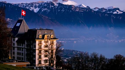 La ville de Chardonne en Suisse, le 30 décembre 2018. (MAXPPP)