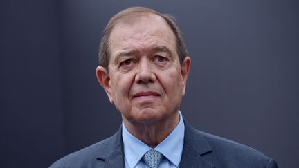 Le nouveau président de la Métropole du Grand Paris, Patrick Ollier, le 11 janvier 2016. (ERIC PIERMONT / AFP)