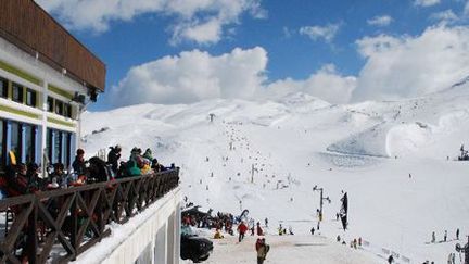 Station de ski du Mont Parnasse en Grèce (Parnassos ski center)