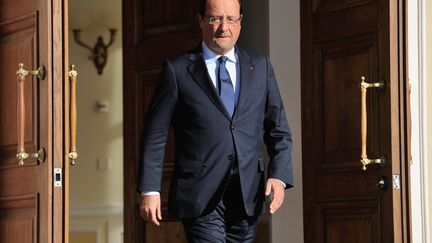 Fran&ccedil;ois Hollande au sommet du G20, &agrave; Saint-Petersbourg (Russie), le 6 septembre 2013. (JACQUES WITT / AFP)