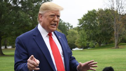 Donald Trump à la Maison Blanche à Washington, le 3 octobre 2019. (JIM WATSON / AFP)