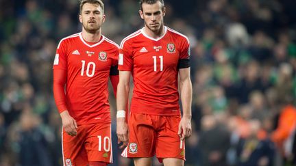 Les Gallois Aaron Ramsey et Gareth Bale (absent contre la France)