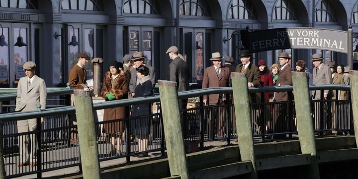 Wonderstruck : photo de tournage, à New York, aux Etats-Unis, le 15 mai 2016
 ( Mark Lennihan/AP/SIPA)