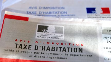 Avis d'imposition de taxe d'habitation. Image d'illustration.&nbsp; (PHILIPPE HUGUEN / AFP)