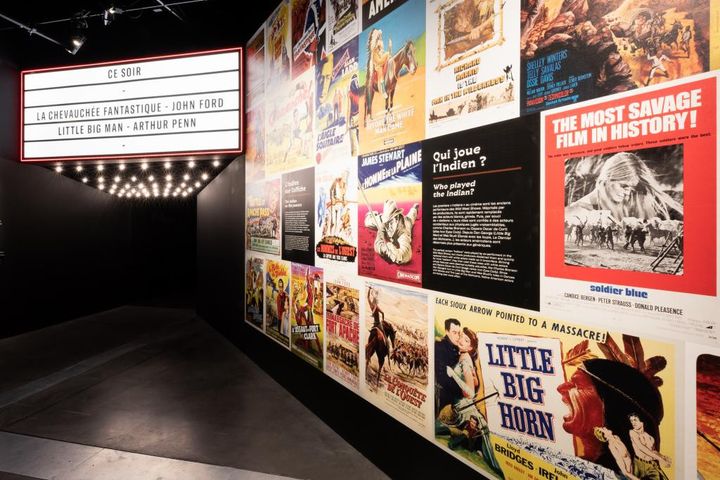 Exposition « Sur la piste des Sioux » au musée des Confluences&nbsp; (© musée des Confluences – Bertrand Stofleth)