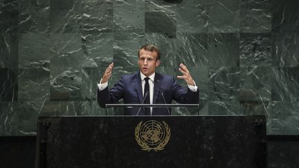 VIDEO. "Nous sommes en train de perdre la bataille" : Emmanuel Macron plaide pour la lutte contre le changement climatique à la tribune de l'ONU