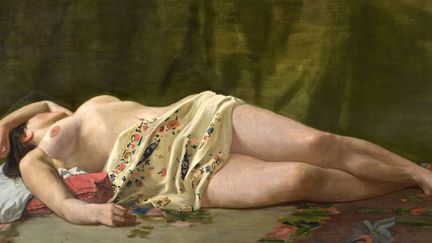 Le Musée d'Orsay revient sur le parcours, bref (il est mort à 28 ans lors de la guerre de 1870), de Frédéric Bazille (1841-1870), acteur majeur de la genèse de l'impressionnisme. L'exposition mêle ses œuvres à celles de ses contemporains, Delacroix, Courbet, Manet, Monet, Renoir, Fantin-Latour, Guigou, Scholderer ou Cézanne pour les replacer au cœur des problématiques de la peinture d'avant-garde des années 1860 (du 15 novembre 2016 au 5 mars 2017). Ici, Frédéric Bazille, "Etude de nu", 1864, Musée Fabre, Montpellier Méditerranée Métropole, don Marc Bazille, 1918
 (photo Frédéric Jaulmes)