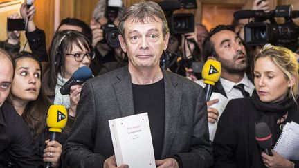 Pierre Lemaitre à la remise du prix Goncourt, le 4 novembre 2013
 (Gael Cornier / SIPA)