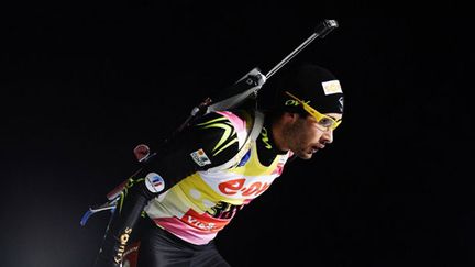 Le biathlète français Martin Fourcade