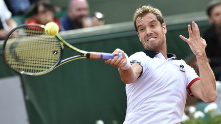 Richard Gasquet pendant Roland-Garros 2015. (DOMINIQUE FAGET / AFP)