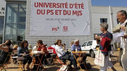 La Rochelle, quelques minutes avant l'ouverture de l'université d'été du Parti Socialiste (AFP)