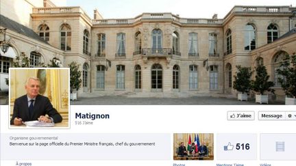 Capture d'écran de la page Facebook de Matignon (DR)