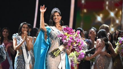 La Nicaraguayenne Sheynnis Palacios a été élue Miss Univers, le 18 novembre 2023, au Salvador. (MARVIN RECINOS / AFP)