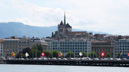 Vue générale de Genève et du lac Léman (photo d'illustration). (STÉPHANE MILHOMME / RADIOFRANCE)