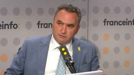 L'ambassadeur d'Israël en France, Joshua Zarka, à franceinfo le 6 octobre 2024 (FRANCEINFO / RADIO FRANCE)