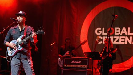 Central Park, New York, le 22 septembre au soir : Tom Morello au Global Citizen Festival 2016
 (Theo Wargo / GETTY IMAGES NORTH AMERICA / AFP)