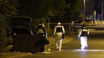 Un homme a été tué par balles à Marseille le 11 septembre 2023 alors qu'il circulait seul à bord d'une voiture dans le quartier de l'Estaque. (PENNANT FRANCK / MAXPPP)