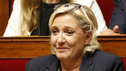 Un Français sur deux estime que Marine Le Pen représente un handicap pour son parti, selon un sondage. (GEOFFROY VAN DER HASSELT / AFP)