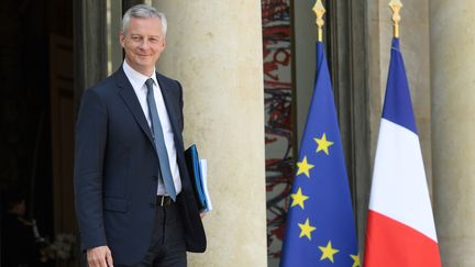 Le ministre de l'Economie, Bruno Le Maire, à Paris, le 9 mai 2018. (CHRISTOPHE ARCHAMBAULT / AFP)