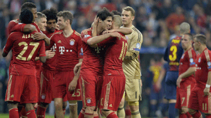 Le Bayern Munich fête sa victoire