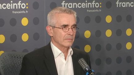 &nbsp;Yves Veyrier secrétaire général de Force ouvrière sur franceinfo vendredi 3 juillet 2020. (FRANCEINFO / RADIOFRANCE)