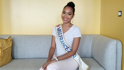 Miss France 2020.Clémence Botino. (SEBASTIEN BAER / RADIO FRANCE)