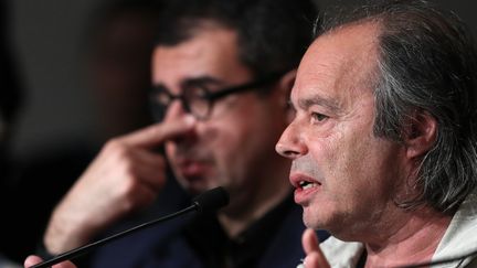 Philippe Djian anime les ateliers d'écriture de la NRF/Gallimard
 (Laurent Emmanuel/AFP)