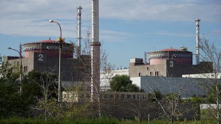 La centrale nucléaire de Zaporijjia photographiée le 11 septembre 2022.&nbsp; (STRINGER / AFP)