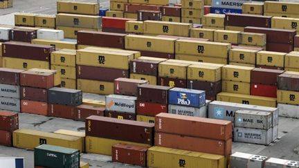 le quai du terminal des conteneurs au port autonome de Nantes/Saint-Nazaire (AFP/ PHOTO FRANK PERRY)