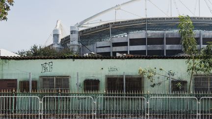 Le stade olympique João Havelange Engenhao, à Rio de Janeiro, au&nbsp;Brésil, le 15&nbsp;août 2016. (SEBASTAN WELLS / PIXATHLON / SIPA)