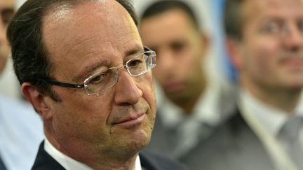 Fran&ccedil;ois Hollande, lors d'un d&eacute;placement &agrave; Tunis, le 5 juillet 2013. (MOUSSE / SIPA)