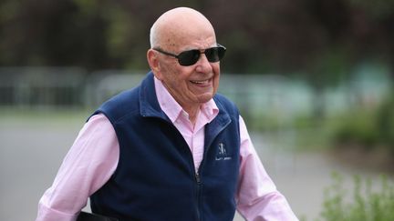 Rupert Murdoch, le 8 juillet 2015 &agrave; Sun Valley, dans l'Idaho (Etats-Unis). (SCOTT OLSON / GETTY IMAGES NORTH AMERICA / AFP)