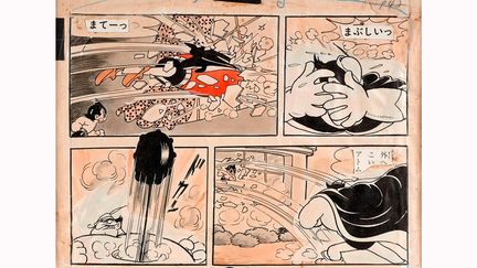 Osamu Tezuka, Astro Boy, Tome 4 Encre de Chine et aquarelle
 (Artcurial)