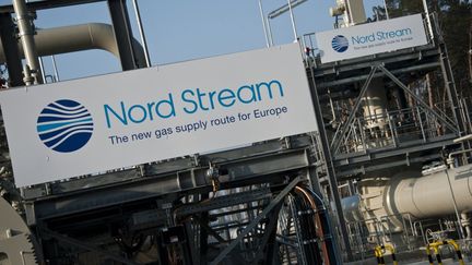 Une station gazière du gazoduc Nord Stream 1 à Lubmin (Allemagne), le 8 novembre 2011. (JOHN MACDOUGALL / AFP)