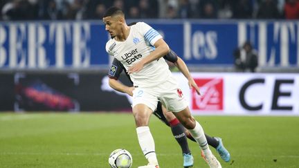 William Saliba lors de Marseille-Monaco, le 6 mars 2022. (JEAN CATUFFE / DPPI via AFP)